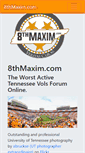 Mobile Screenshot of 8thmaxim.com